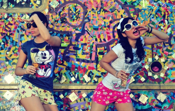 Девушки и графити