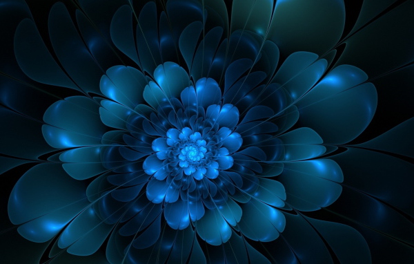 Векторный цветок