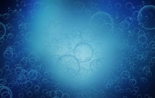 Фон с пузырьками