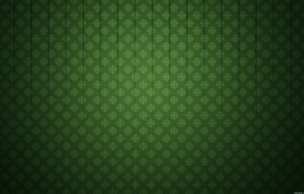 Зеленые снежинки