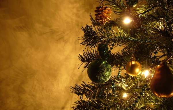 Домашняя новогодняя елка