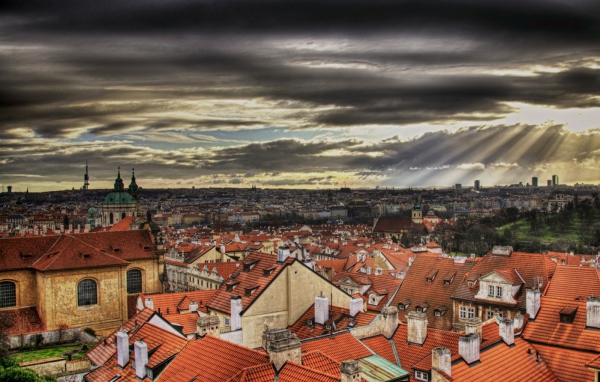 Прага панорама