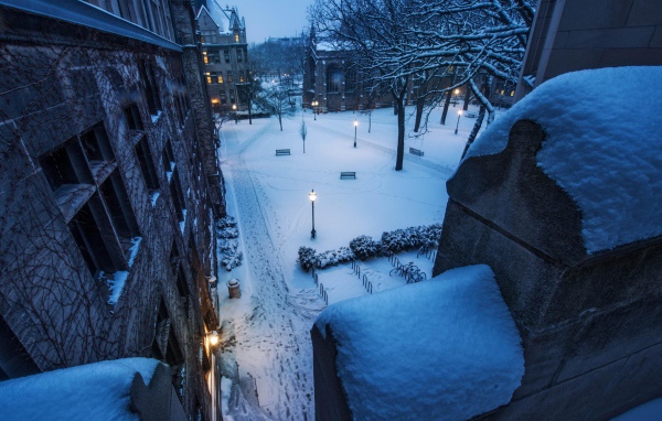 Заснеженная улица