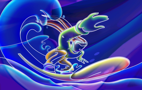 На гребне волны