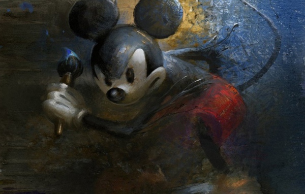 Рисованный Микки маус