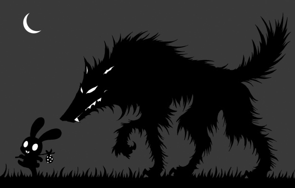 Волк и заяц