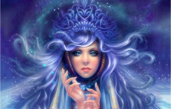 Девушка зима