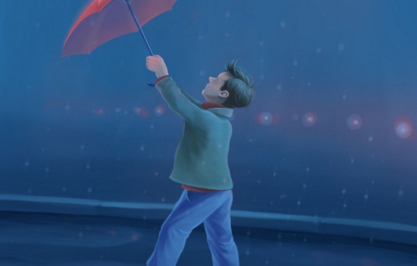 Мальчик с зонтиком