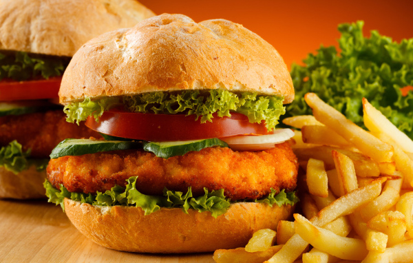 Аппетитный гамбургер