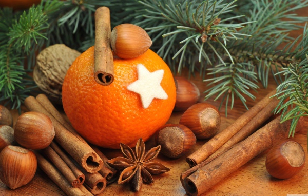 Апельсин и орешки