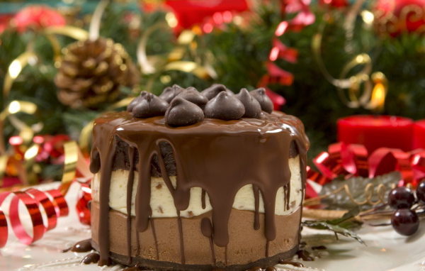 Шоколадное пирожное