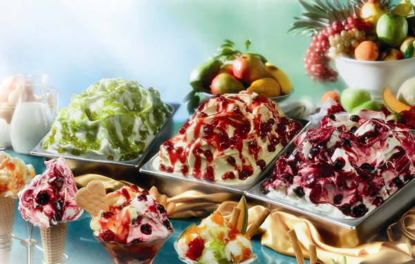 Фруктовое мороженое