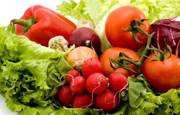 Свежие овощи