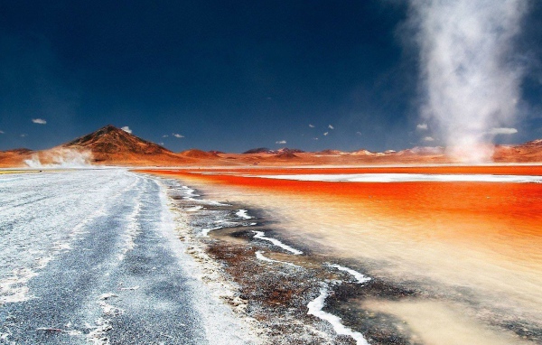 Оранжевый пляж