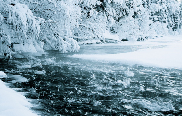 Зимняя река