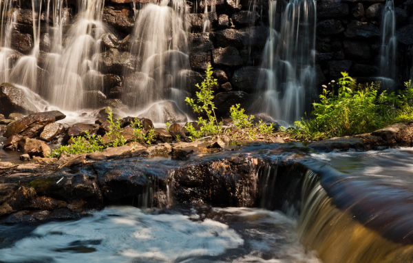 Водопады в Швеции