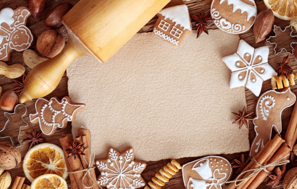 Preparation of Christmas cookies