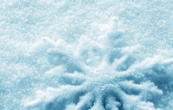 Силуэт снежинки