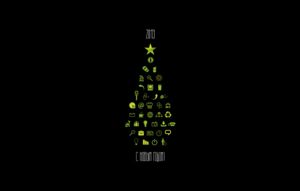 Елка из картинок