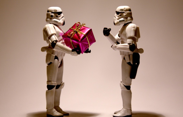 Работы с подарком