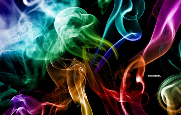 Разноцветный дым