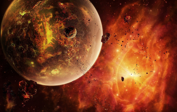 Раскаленная планета