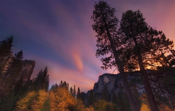 Восход солнца в Хаф-Доум 