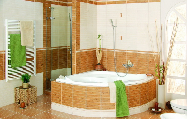 Интерьер ванной комнаты
