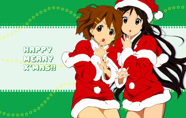 Девочки в наряде Санта клауса