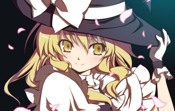 Девочка в большой шляпе