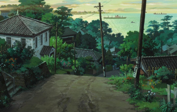 Аниме мультфильм Миядзаки Со склонов Кокурико