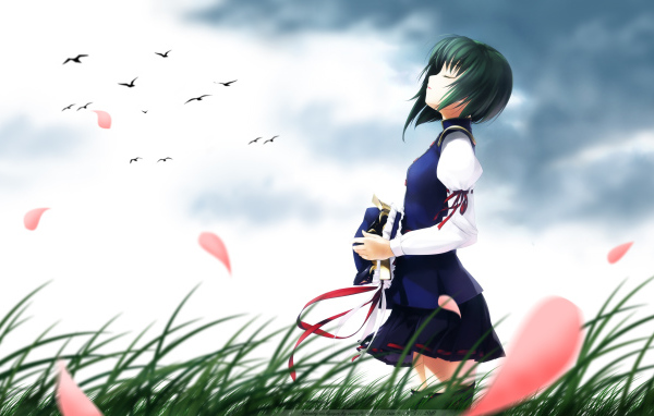 Девочка на поляне