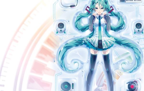 Vocaloid Hatsune девушка