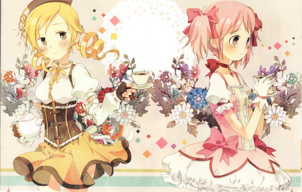 Подружки с цветами