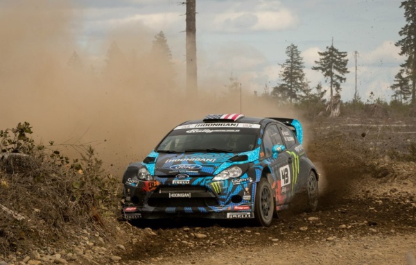 Ford racing on rough terrain
