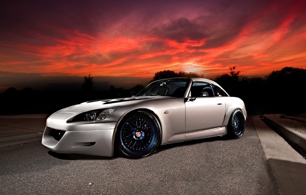 Белая Honda S2000