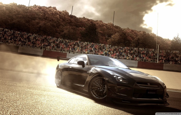 Черный Ниссан из видео игры