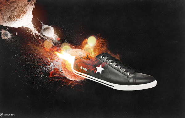 Converse обувь в огне