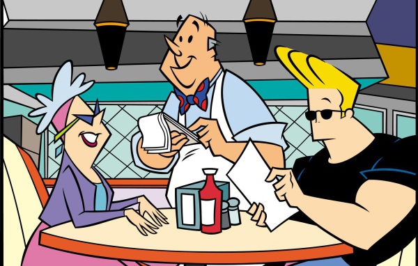 Джонни Браво в закусочной