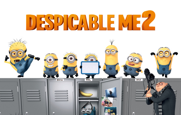 Миньоны Гадкий я 2 миньоны на шкафчиках