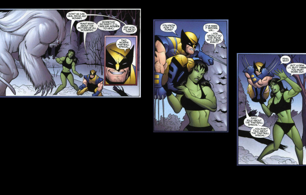 Волверина и Хулк