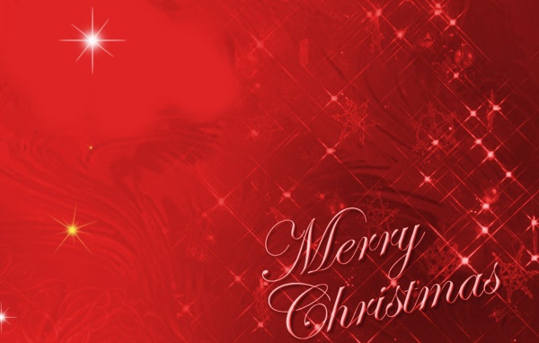 Красная картинка с пожеланием на рождество