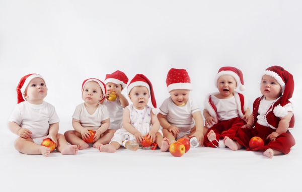 Юные Деды Морозы на рождество