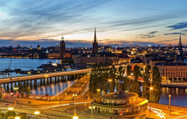 Стокгольм на закате