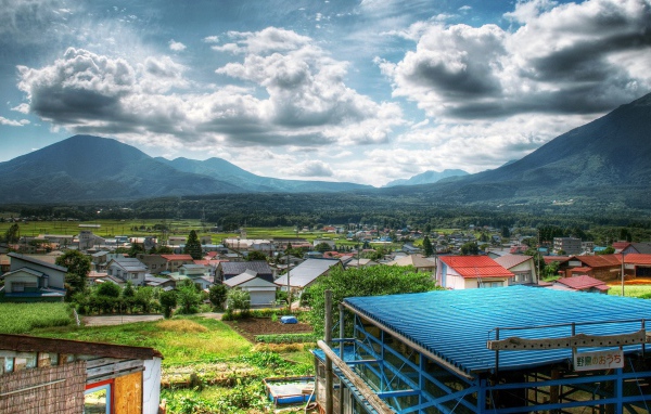 Город в долине гор