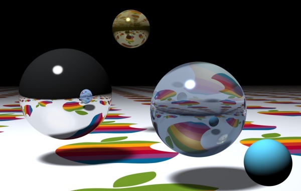 Apple с шарами