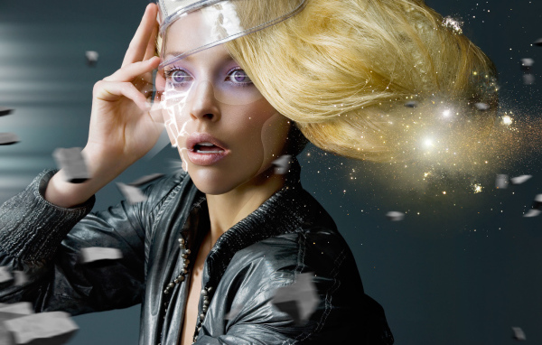 Кибер девушка