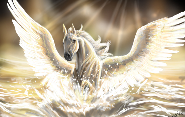 Лошадь с крыльями