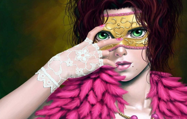 Большие зеленые глаза