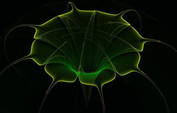 3D зеленая фигура